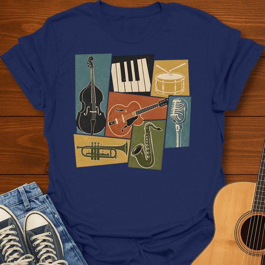 Classic Jazz Montage T-Shirt
