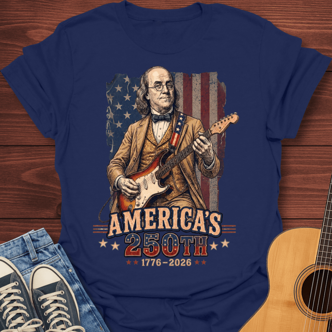 Ben Franklin Freedom Riff T-shirt