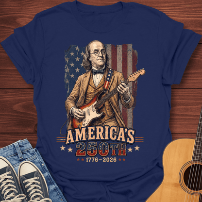 Ben Franklin Freedom Riff T-shirt