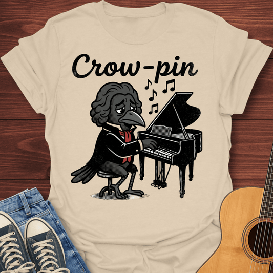 Crow-Pin Piano T-Shirt