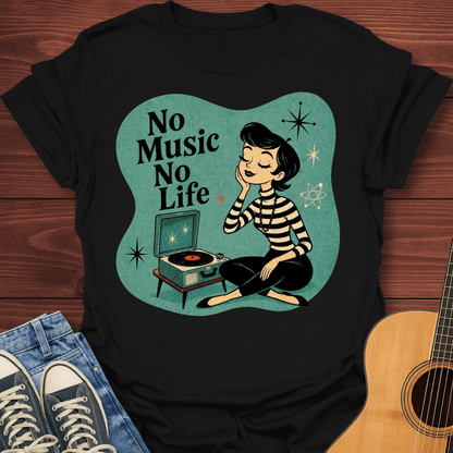 Retro Vinyl Girl T-Shirt