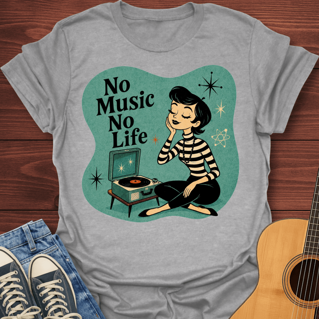 Retro Vinyl Girl T-Shirt