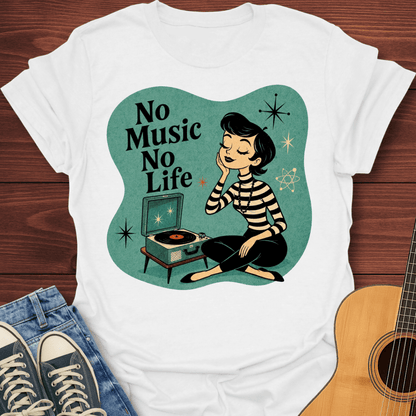 Retro Vinyl Girl T-Shirt