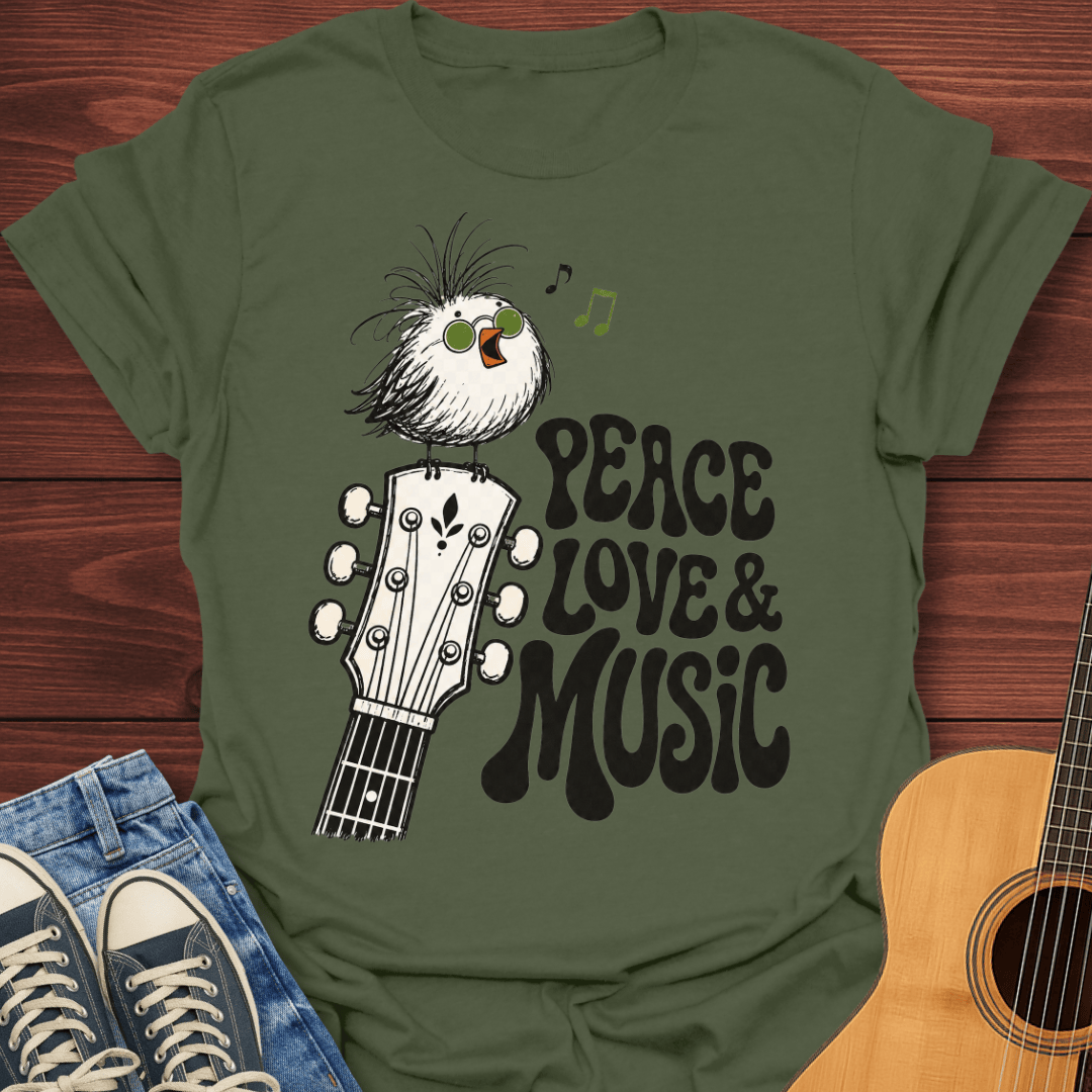 Groovy Music Bird T-Shirt