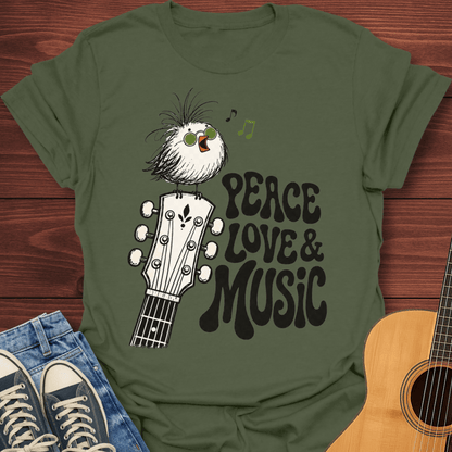 Groovy Music Bird T-Shirt