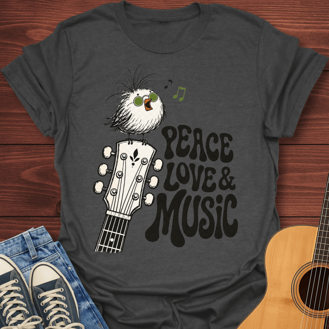 Groovy Music Bird T-Shirt
