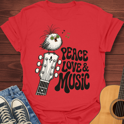 Groovy Music Bird T-Shirt