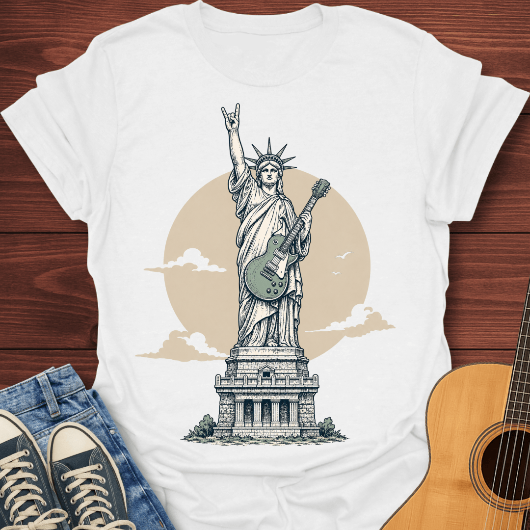 Lady Liberty Rocks T-Shirt