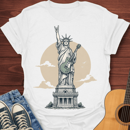 Lady Liberty Rocks T-Shirt