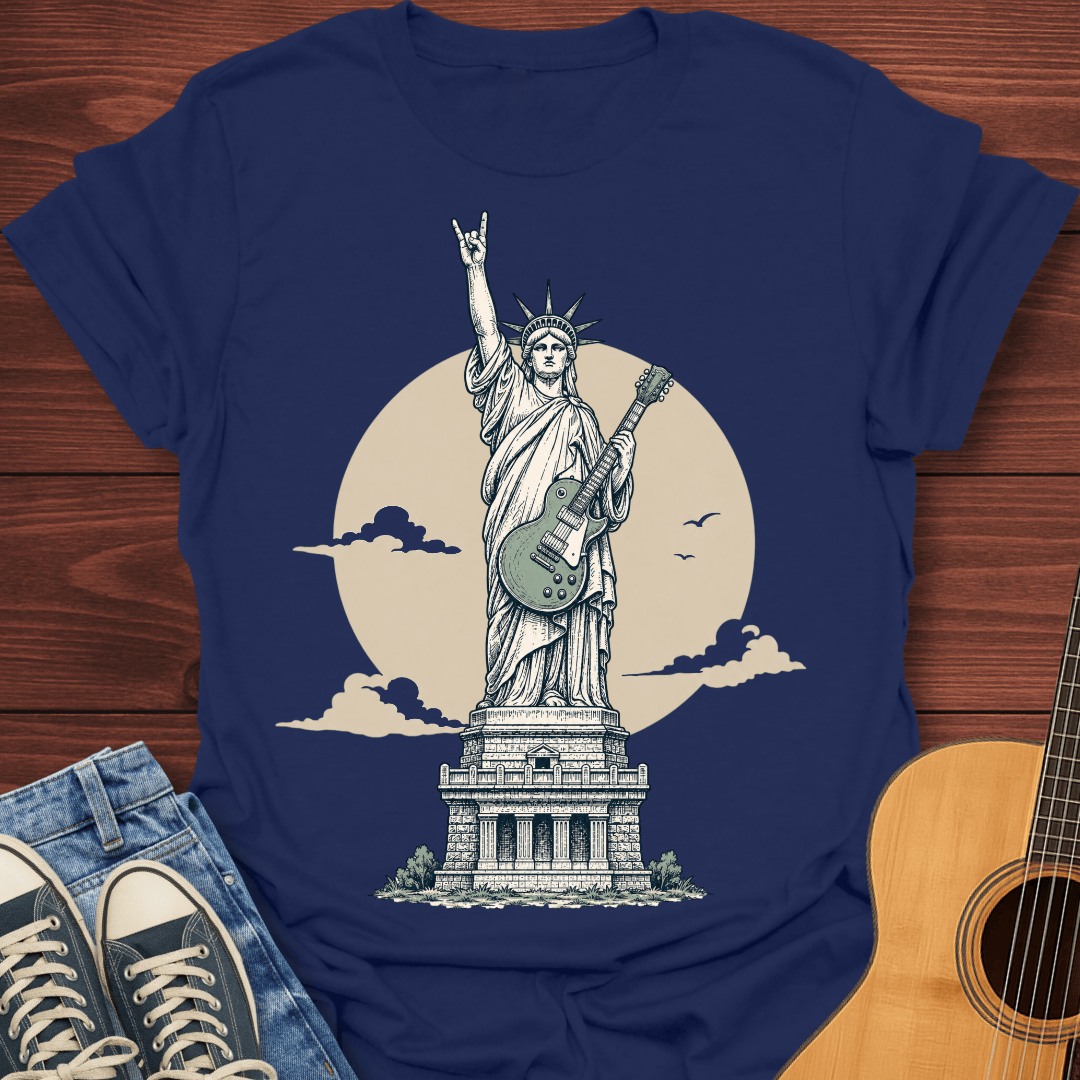 Lady Liberty Rocks T-Shirt