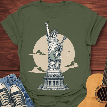 Lady Liberty Rocks T-Shirt