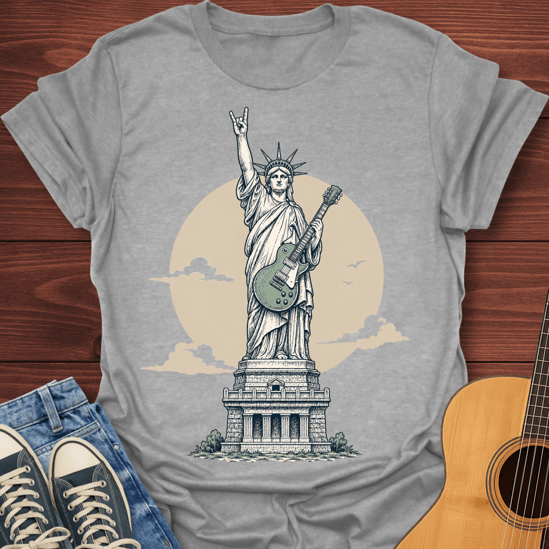 Lady Liberty Rocks T-Shirt