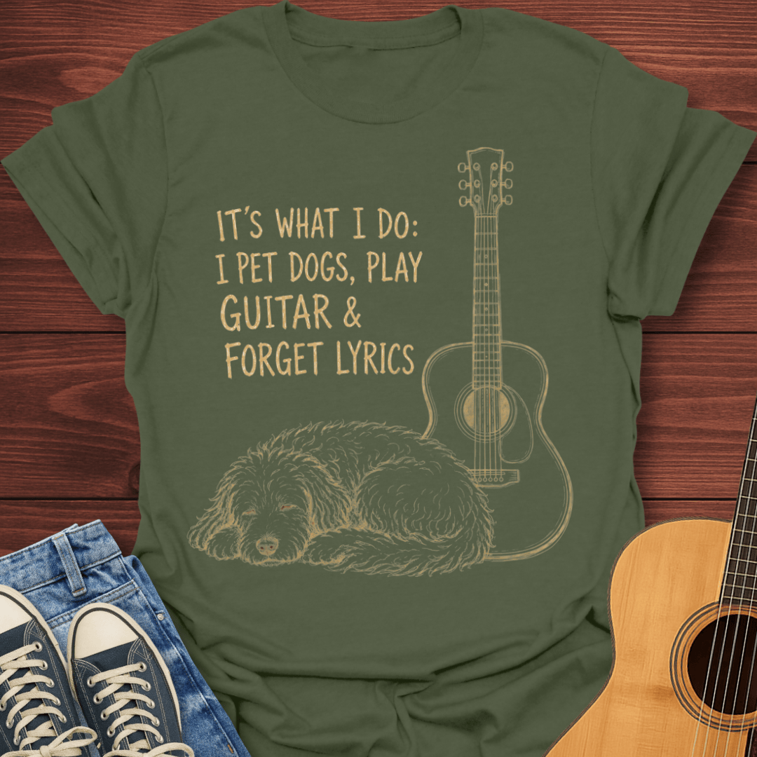 Pet Dogs Forget Lyrics T-Shirt