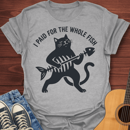 Fishbone Cat T-Shirt