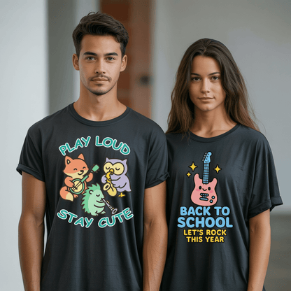 Play Loud Stay Cute Kawaii Music T-Shirt