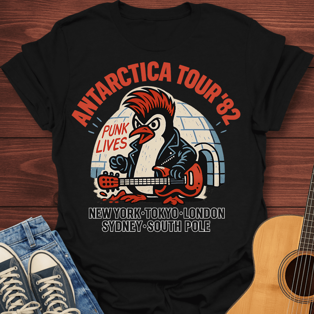 Antarctica Tour ’82 Penguin T-Shirt