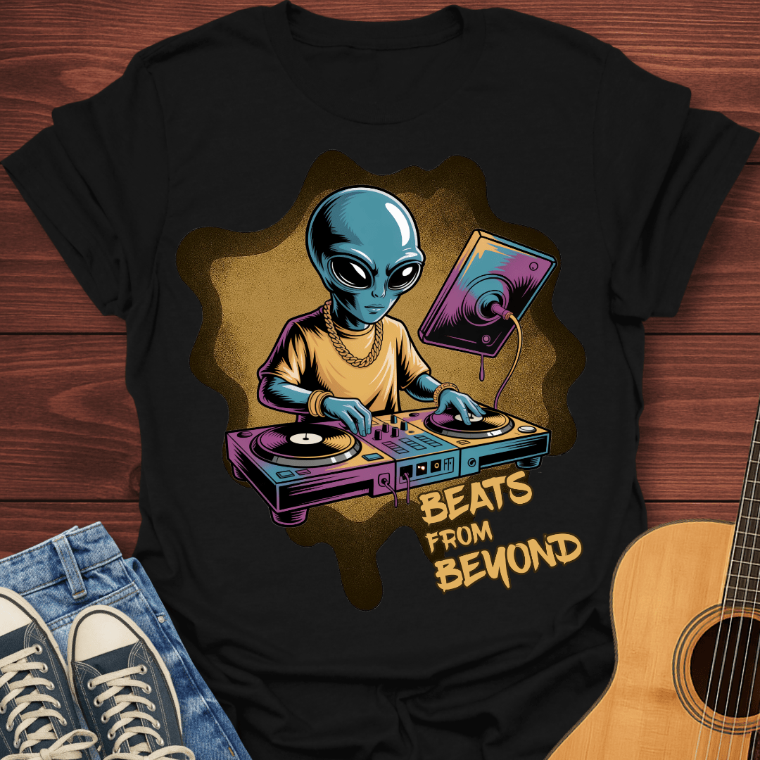 Beats From Beyond – Alien DJ T-Shirt