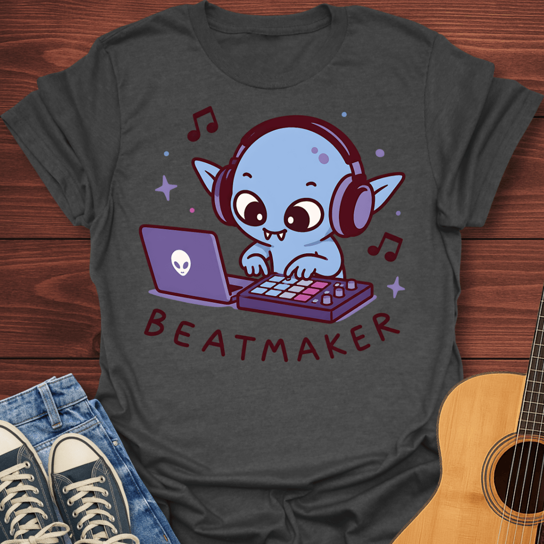 Beatmaker Alien DJ T-Shirt