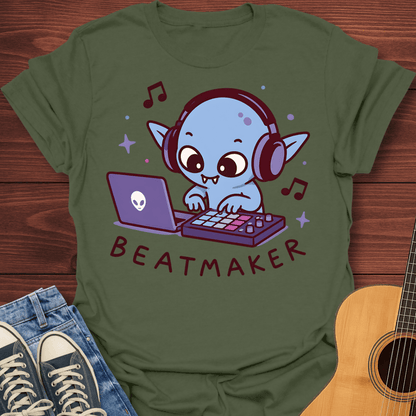 Beatmaker Alien DJ T-Shirt