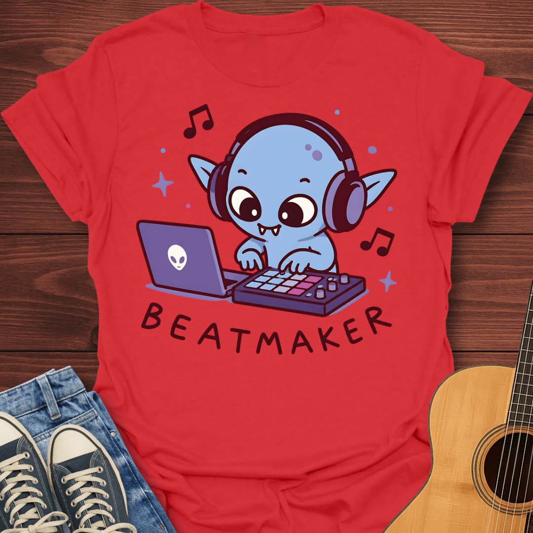 Beatmaker Alien DJ T-Shirt