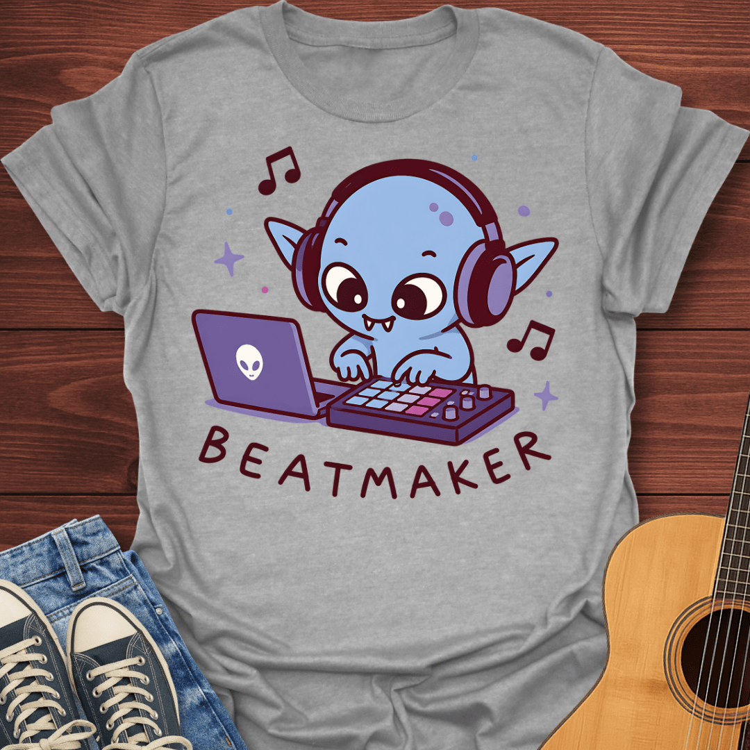 Beatmaker Alien DJ T-Shirt