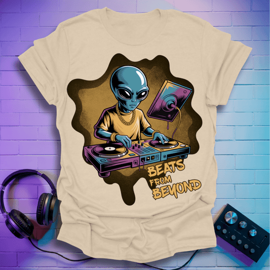 Beats From Beyond – Alien DJ T-Shirt