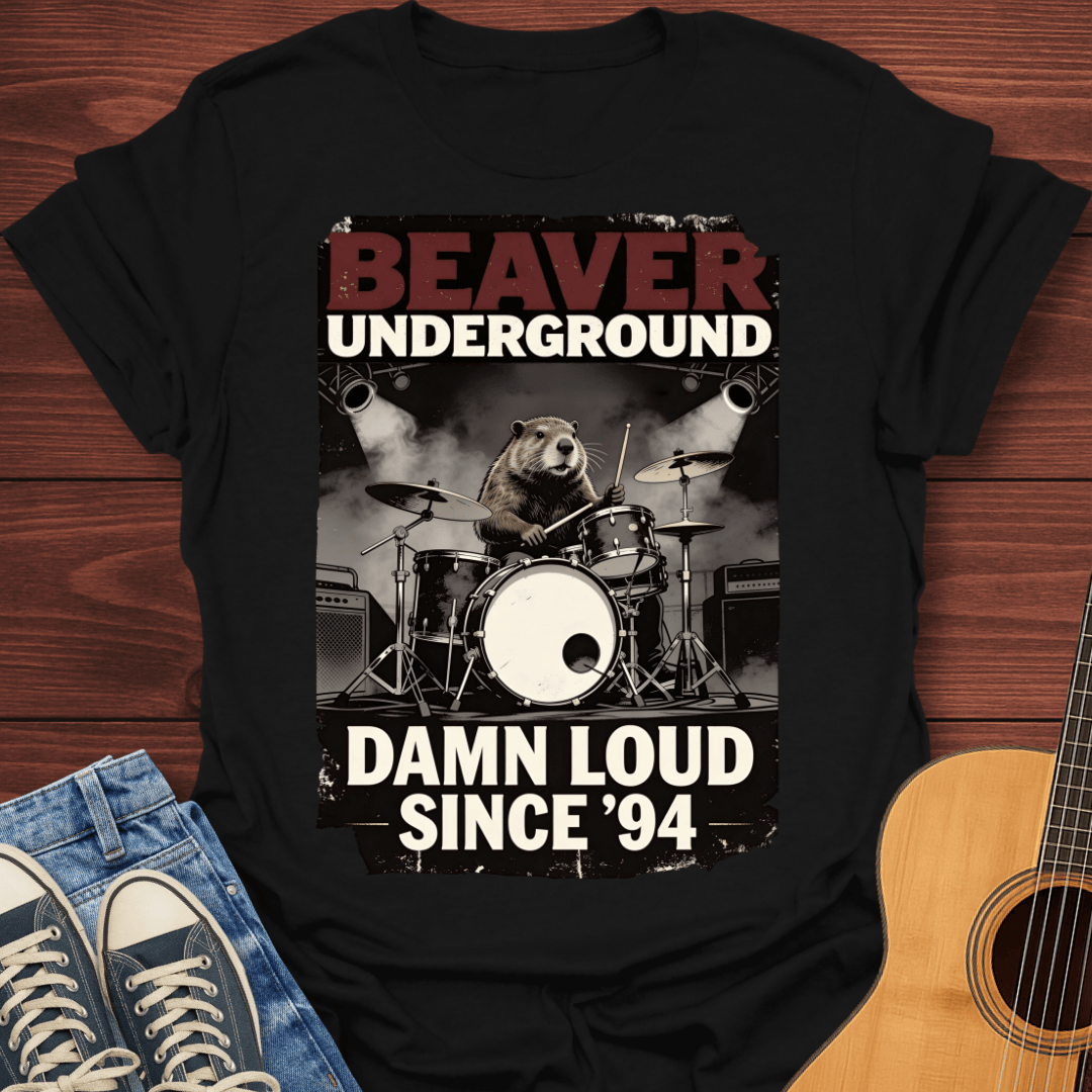 Beaver Drummer T-Shirt