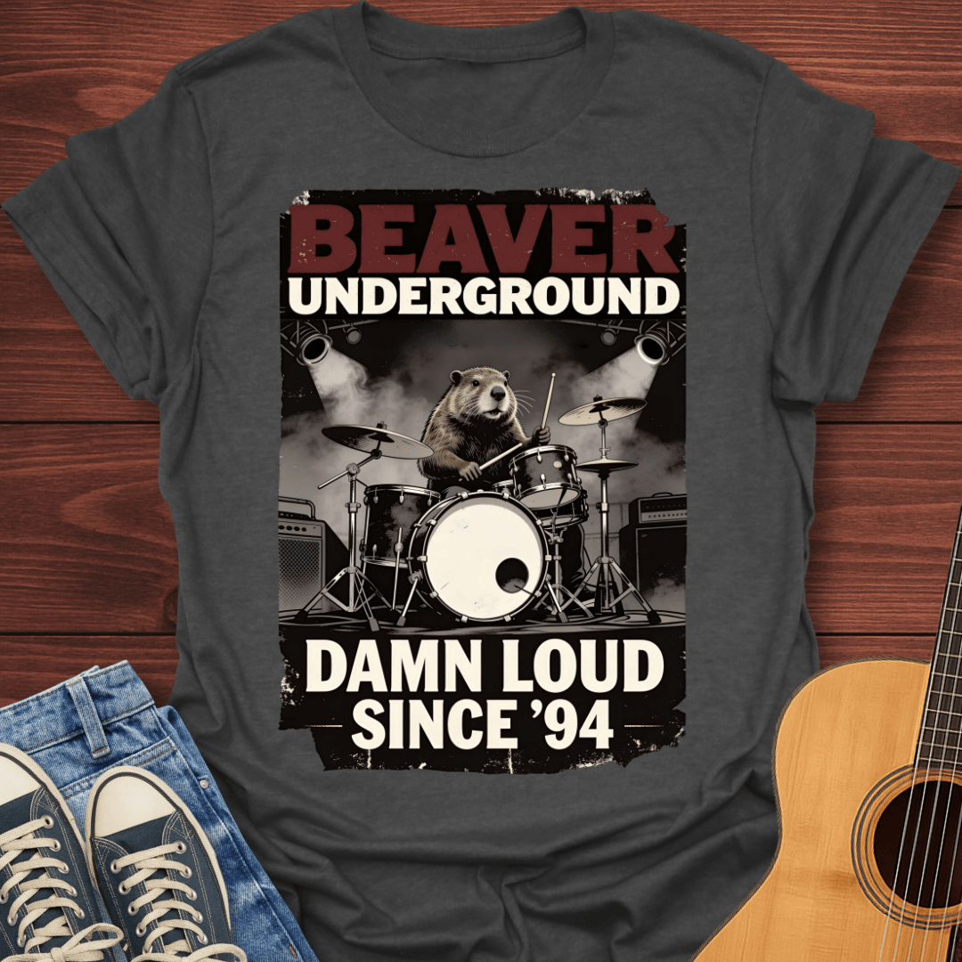 Beaver Drummer T-Shirt