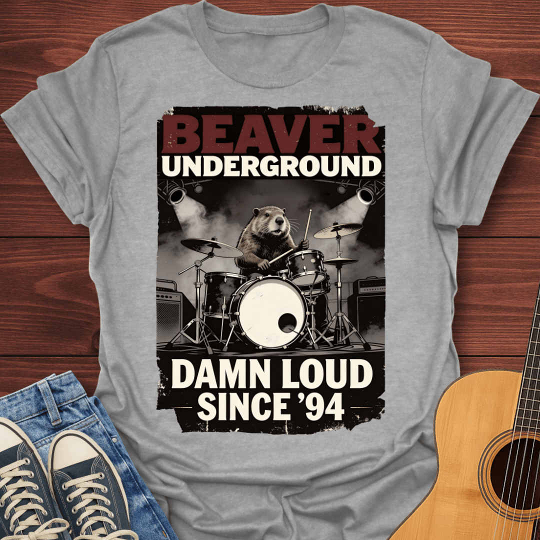 Beaver Drummer T-Shirt