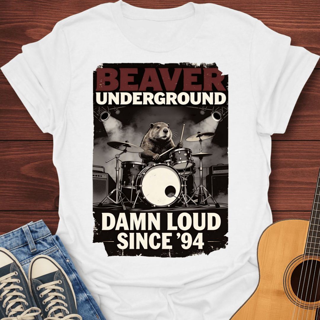 Beaver Drummer T-Shirt