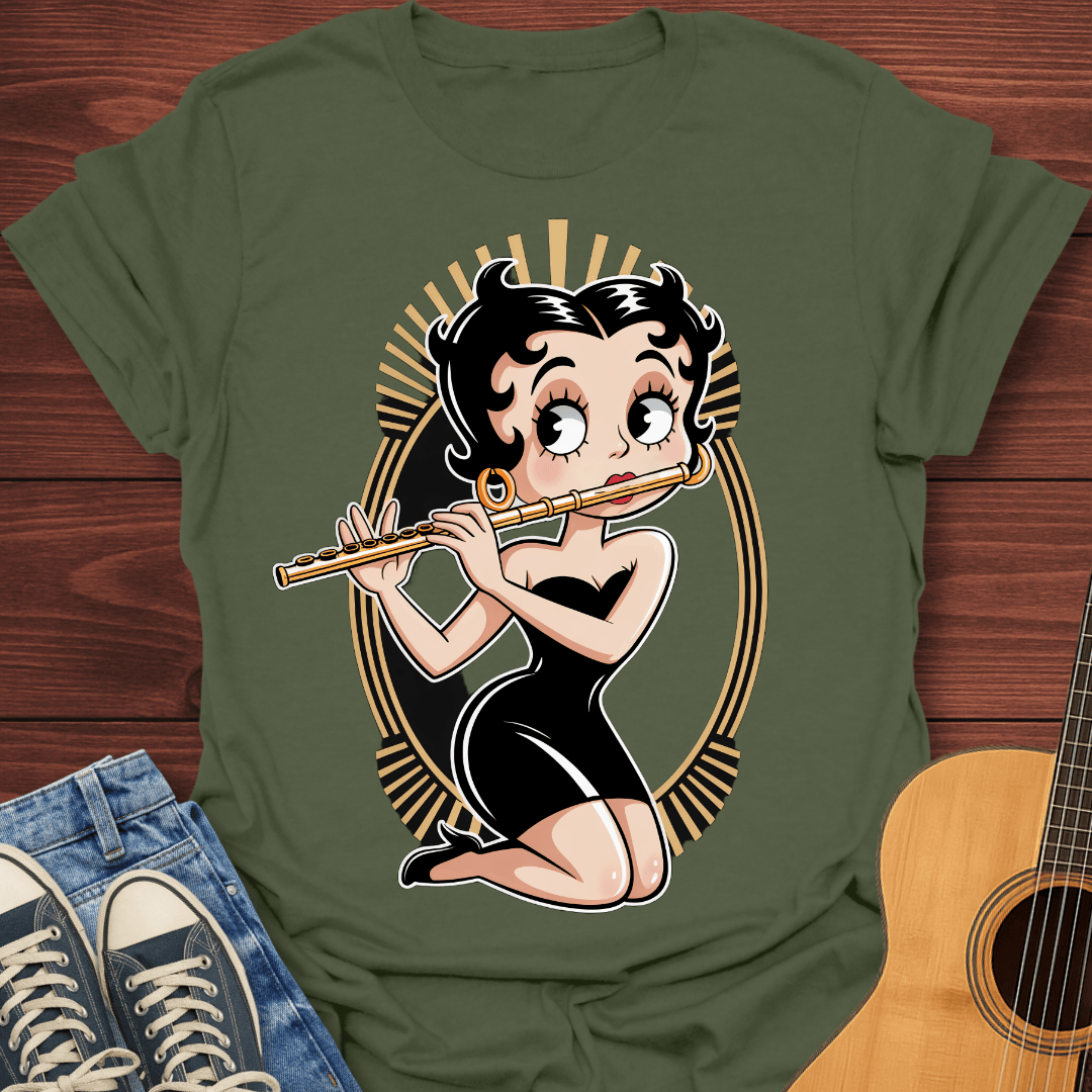 Betty on the Flute T-shirt