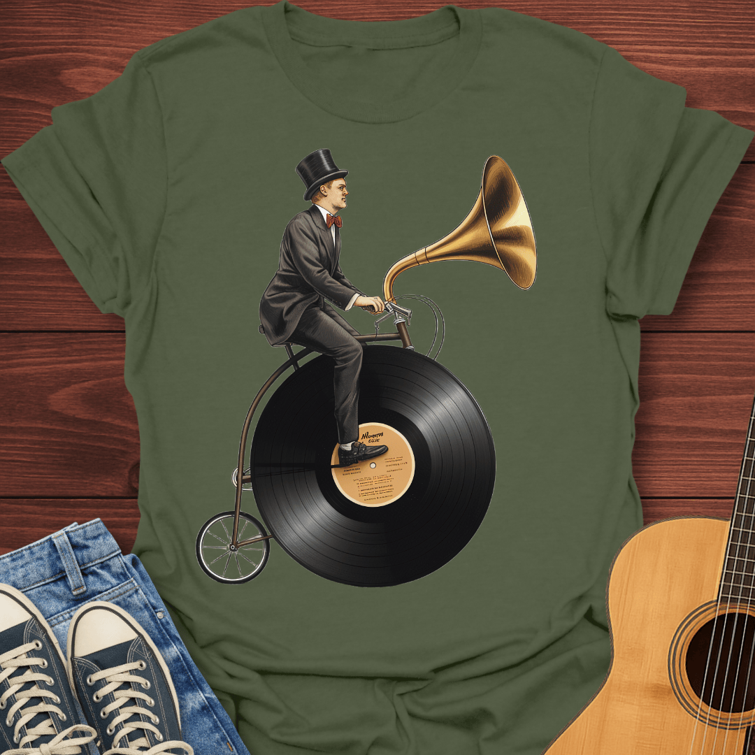 Megaphone Bike Man T-Shirt