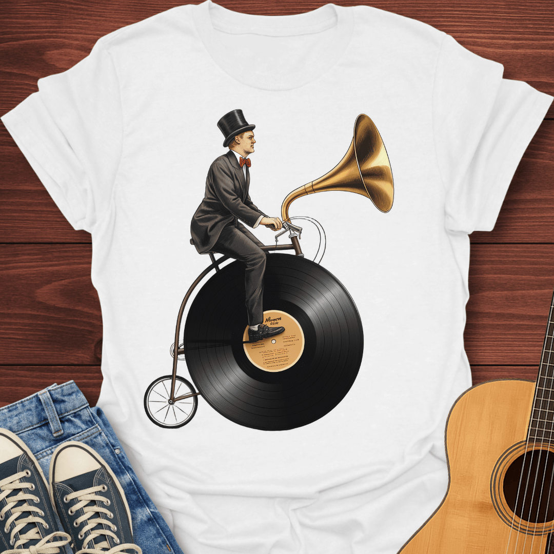 Megaphone Bike Man T-Shirt