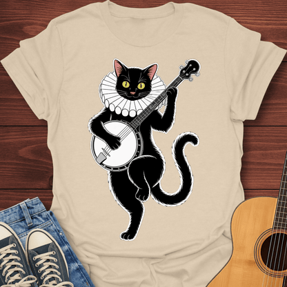 Black Cat Banjo T-Shirt