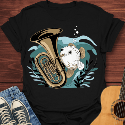 Tuba Blowfish T-Shirts