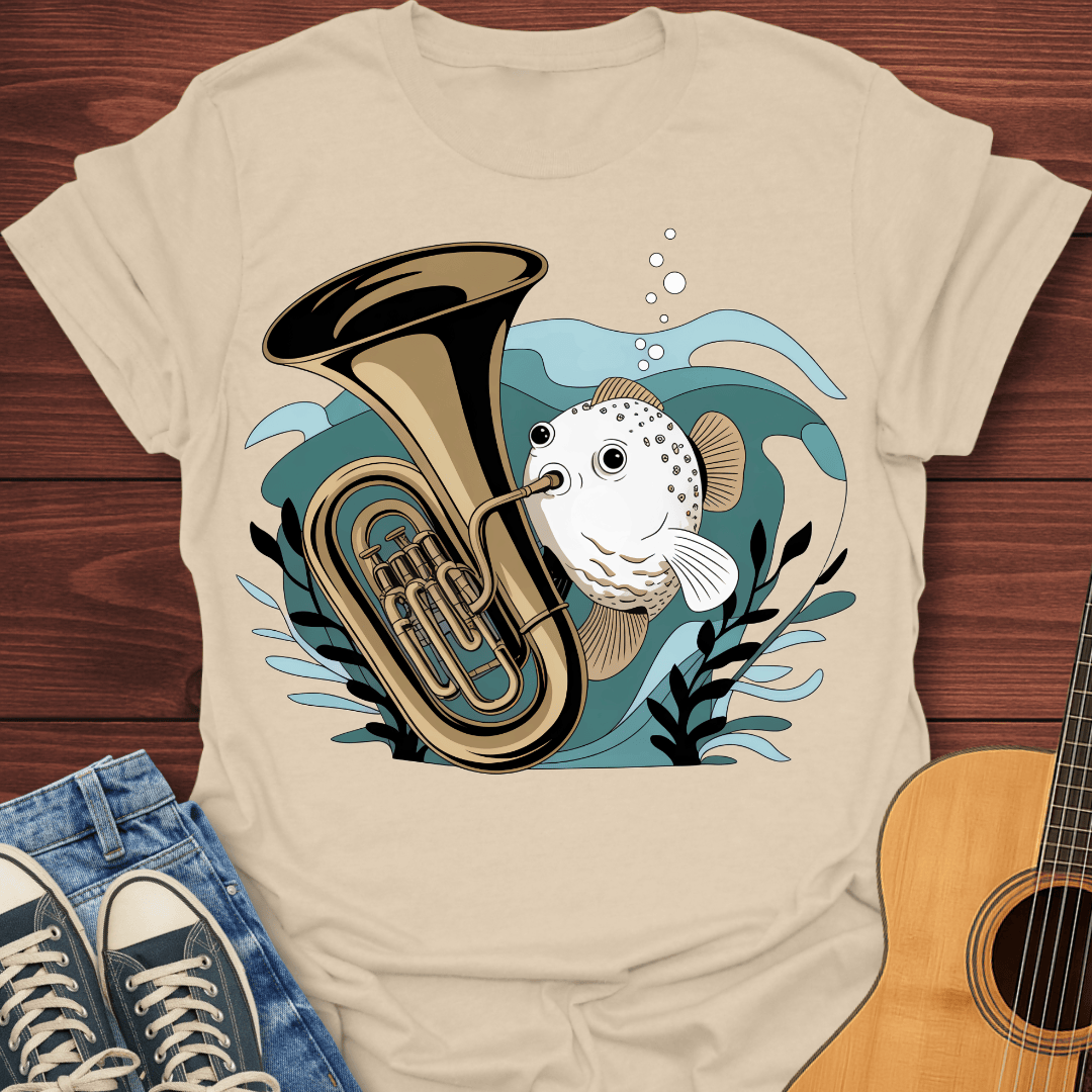 Tuba Blowfish T-Shirts