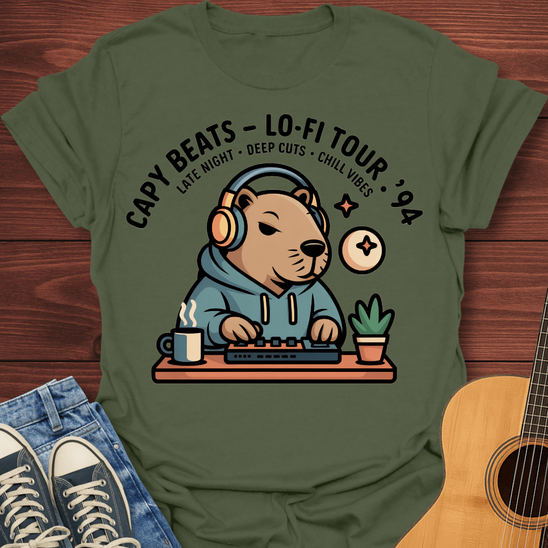 Capy Rodent Beats T-Shirt