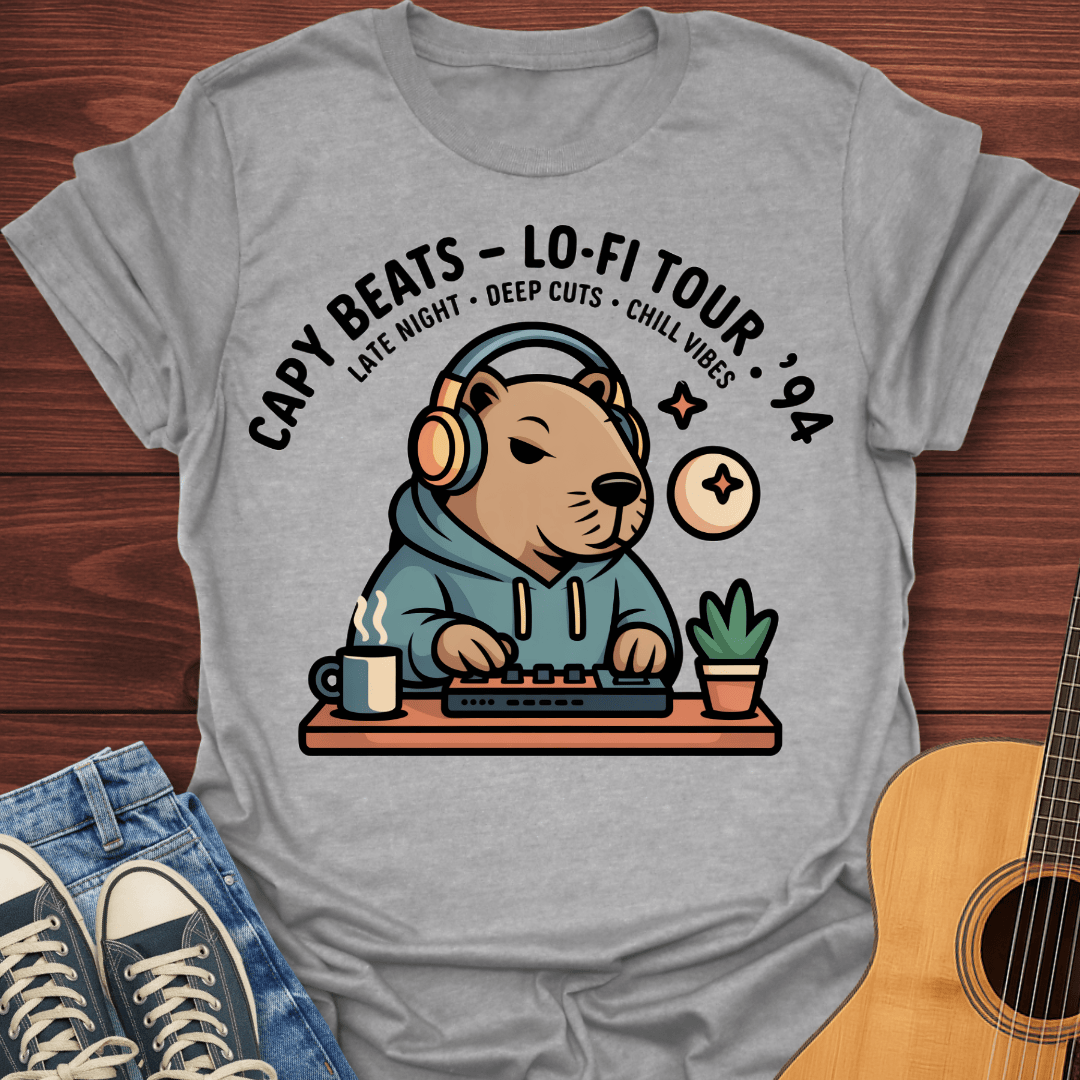 Capy Rodent Beats T-Shirt