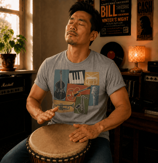 Classic Jazz Montage T-Shirt