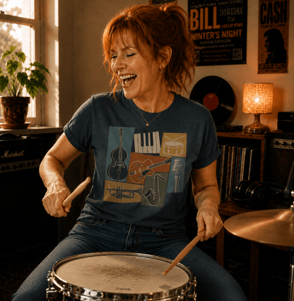 Classic Jazz Montage T-Shirt