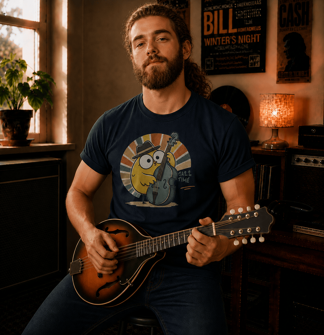 Jazz Time Bass Groove T-Shirt