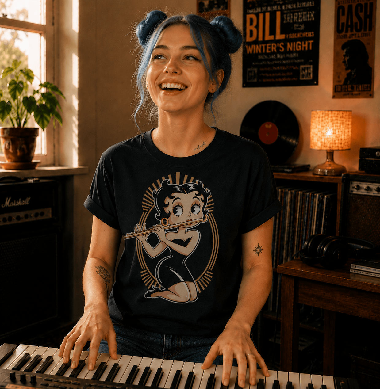 Betty on the Flute T-Shirt