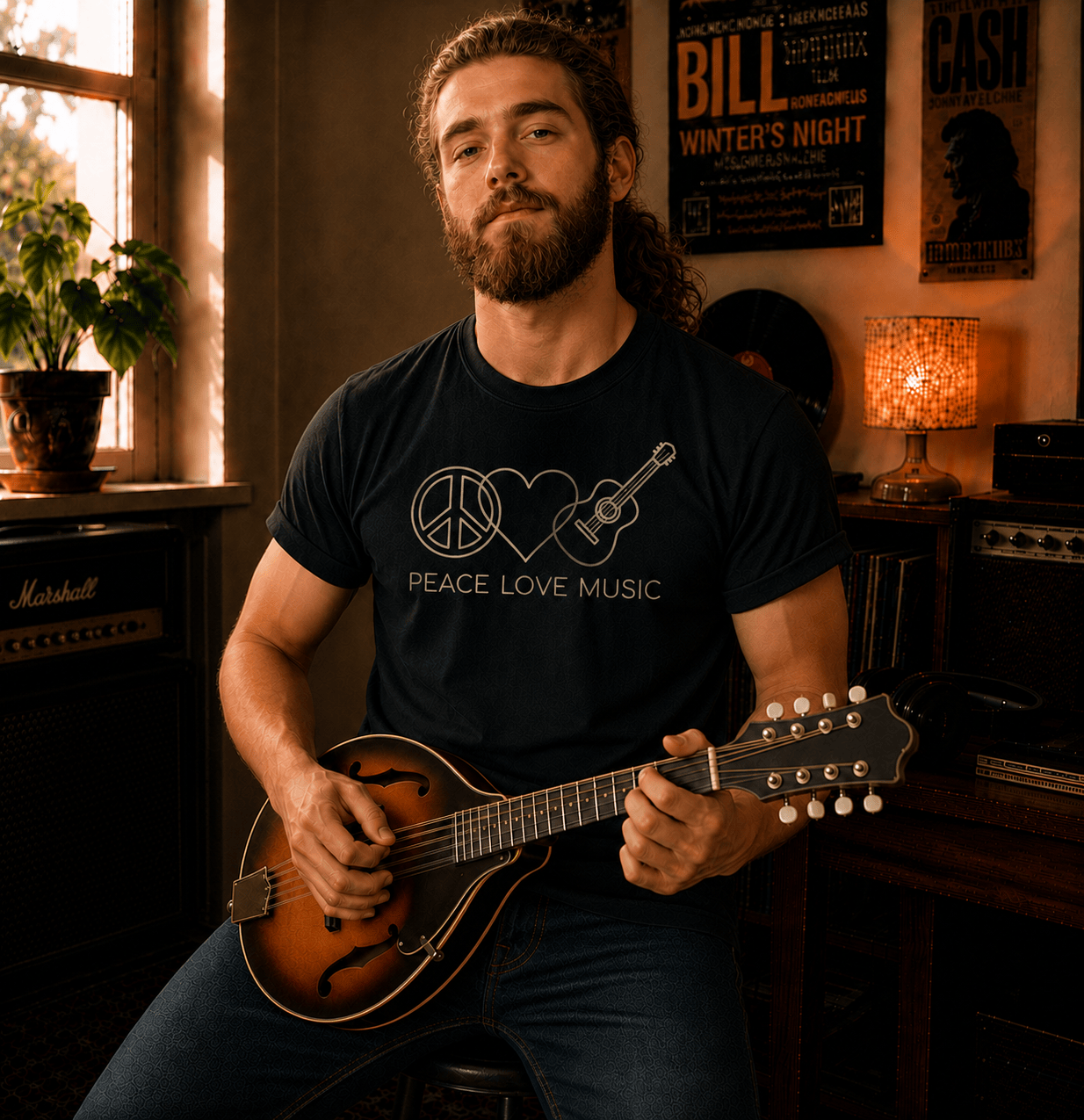 Peace Love Music T-Shirt
