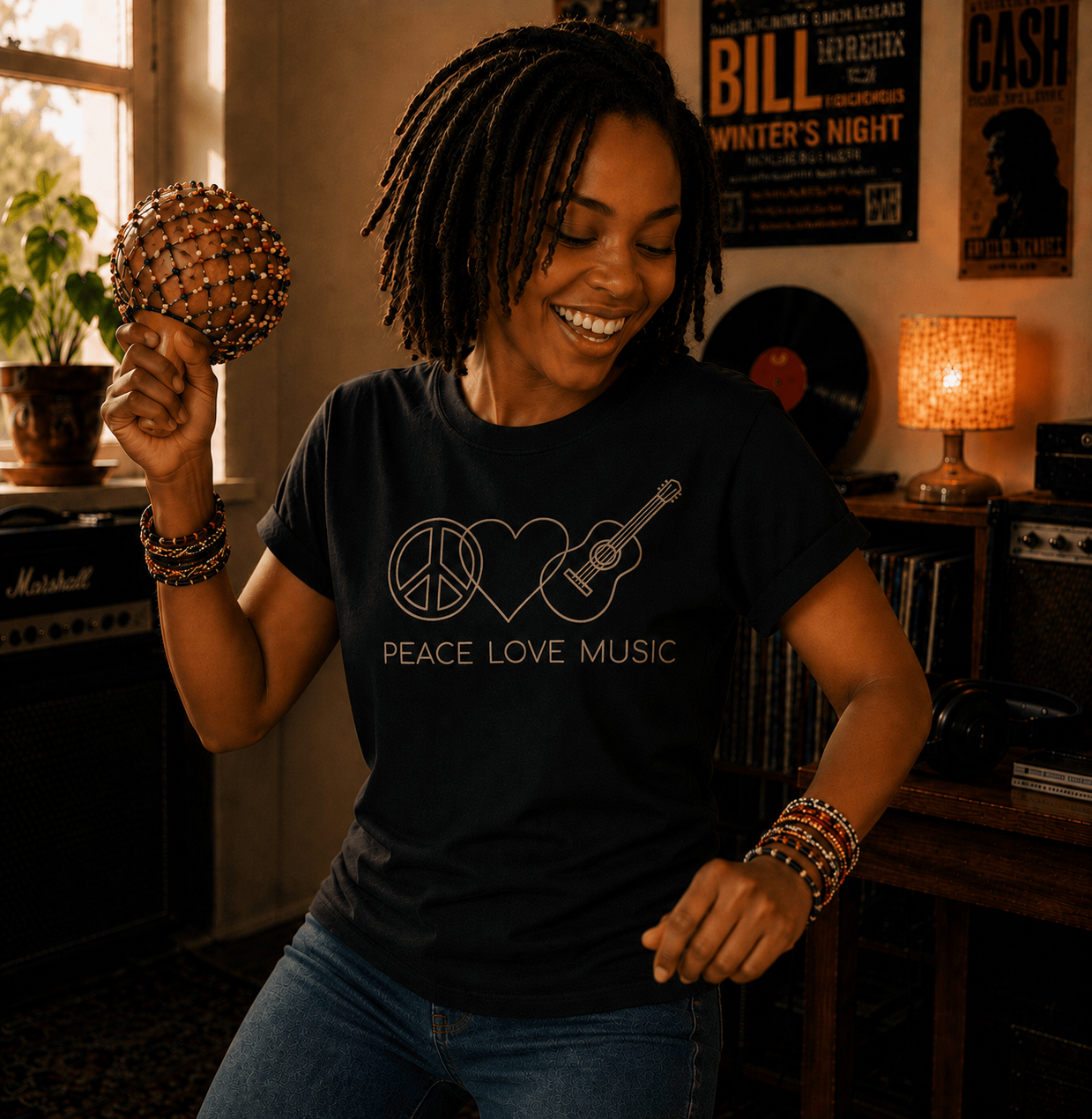 Peace Love Music T-Shirt