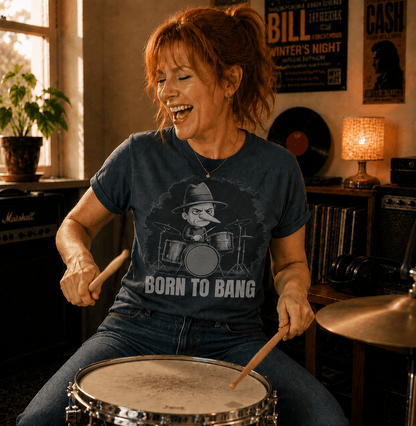 Born To Bang Drummer T-Shirt