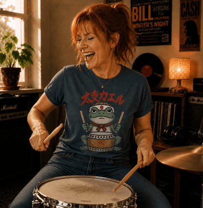 Taiko Frog Drummer T-Shirt