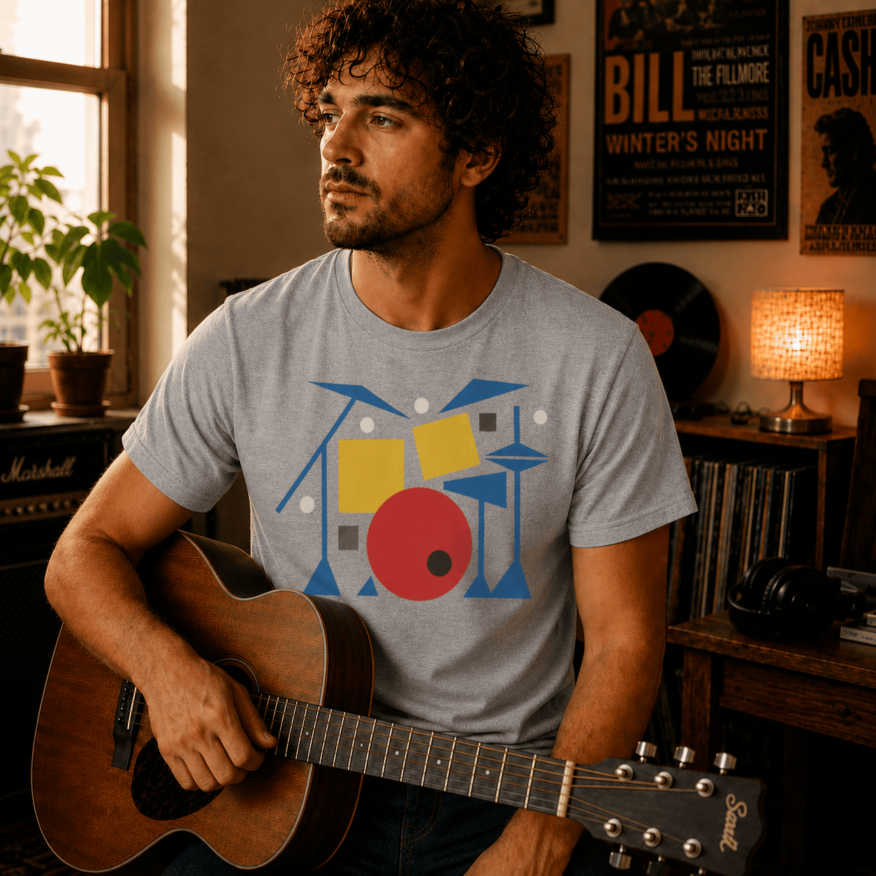 Bauhaus Drum Kit T-Shirt