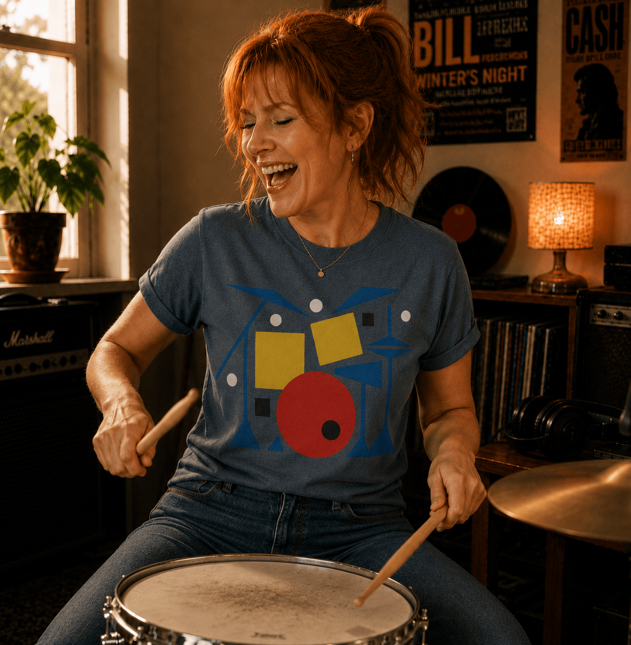 Bauhaus Drum Kit T-Shirt