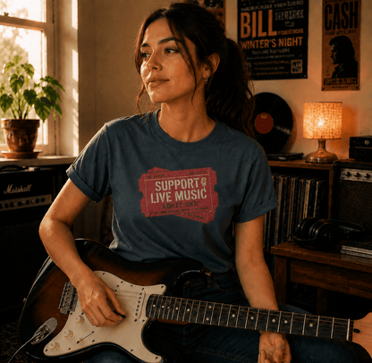 Live Music Ticket T-Shirt