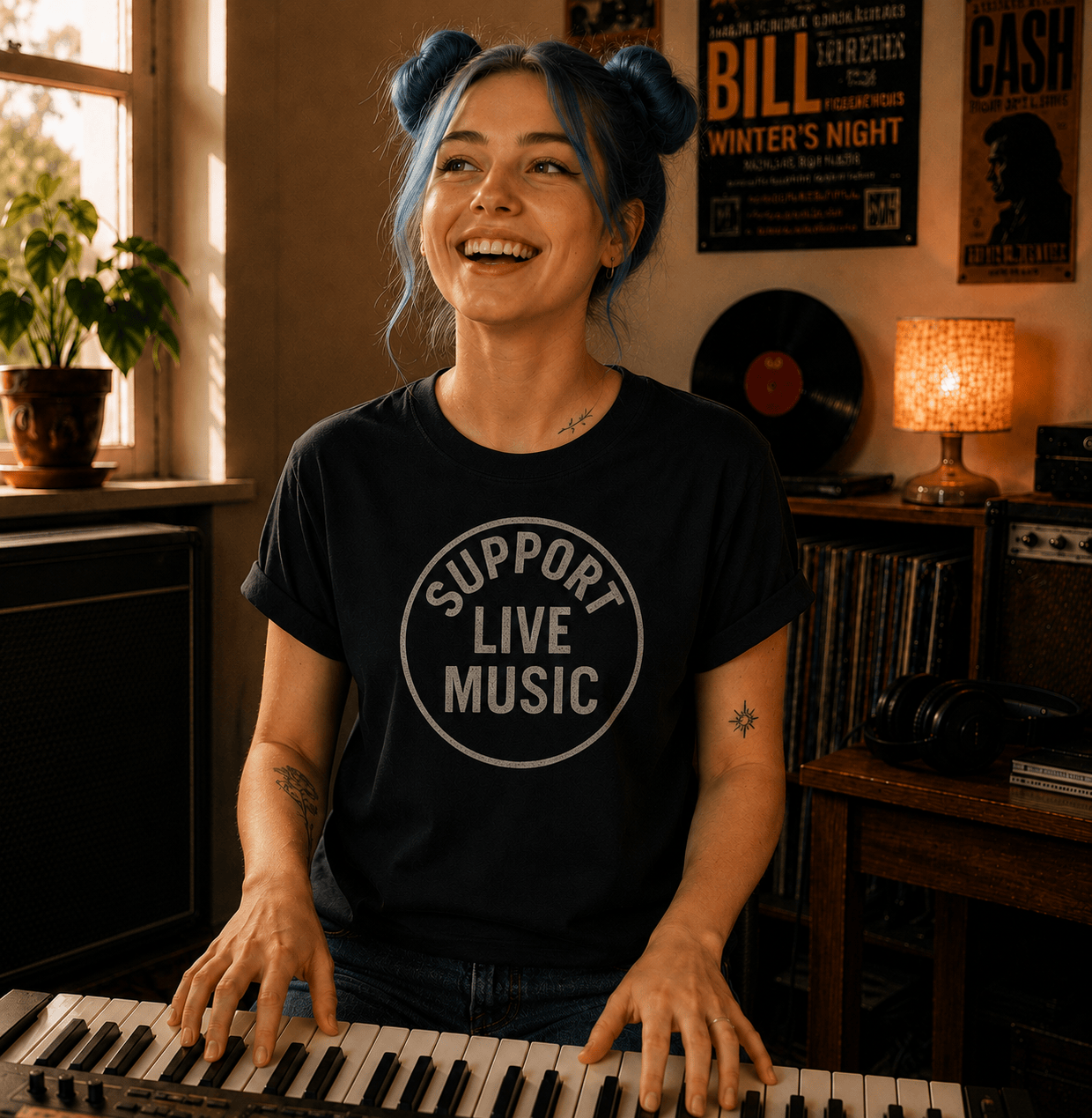 Support Live Music T-Shirt
